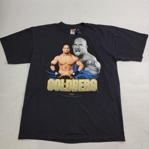 Rare‎ Vintage WCW Bill Goldberg 1998 Wrestler T Shirt 90s Wrestling Black Sz XL